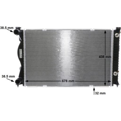 Mahle | Kühler, Motorkühlung | CR 790 000S