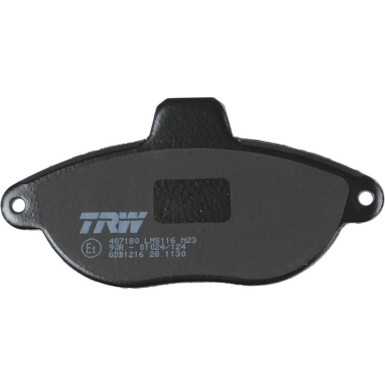 TRW Bremsbelagsatz, Scheibenbremse COTEC GDB1216