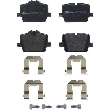 Brembo | Bremsbelagsatz, Scheibenbremse | P 06 114