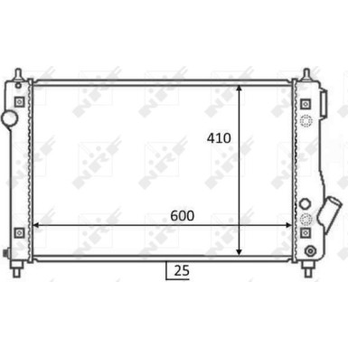 59054 Kühler, Motorkühlung 59054 Kühler, Motorkühlung