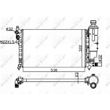 50471 Kühler, Motorkühlung 50471 Kühler, Motorkühlung