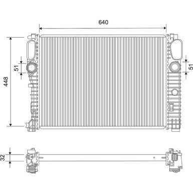 735120 Kühler, Motorkühlung