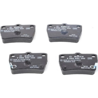 0 986 494 350 Bremsbelagsatz, Scheibenbremse