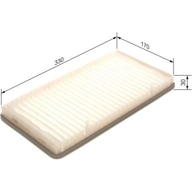 BOSCH 1 987 432 208 Innenraumfilter BOSCH 1 987 432 208 Innenraumfilter