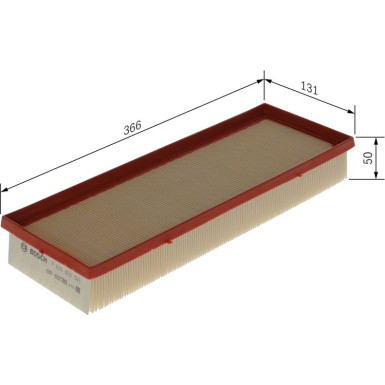 F 026 400 549 Luftfilter F 026 400 549 Luftfilter