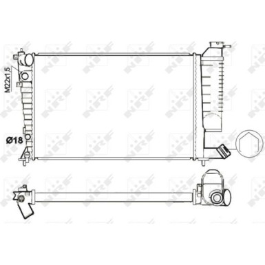 54716 Kühler, Motorkühlung 54716 Kühler, Motorkühlung