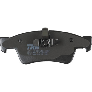 GDB1643 Bremsbelagsatz, Scheibenbremse COTEC