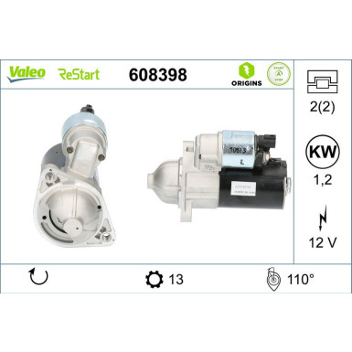 Valeo | Starter | 608398