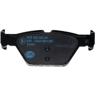 Hella | Bremsbelagsatz, Scheibenbremse | 8DB 355 023-341