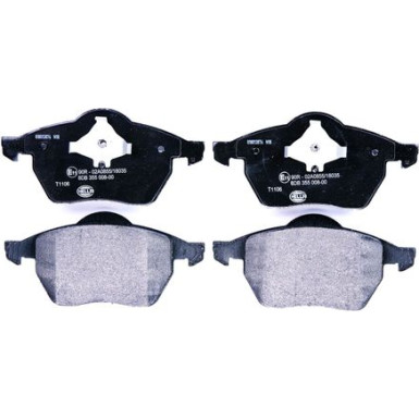 8DB 355 008-001 Bremsbelagsatz, Scheibenbremse