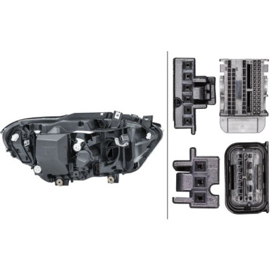 Hella 2 x HELLA Hauptscheinwerfer 1EX 011 929-411