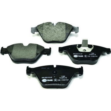Hella Pagid | Bremsbelagsatz, Scheibenbremse | 8DB 355 015-391
