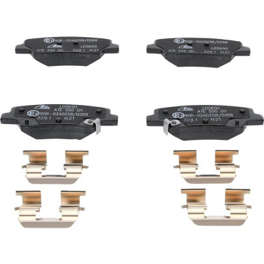 Bremsbelagsatz, Scheibenbremse ATE Ceramic 13.0470-5650.2