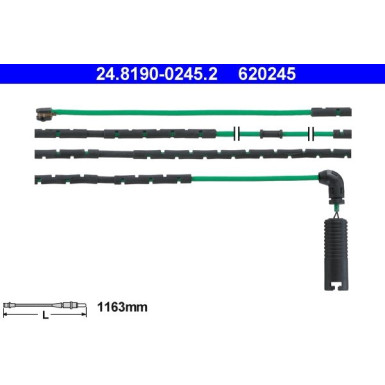 24.8190-0245.2 Warnkontakt, Bremsbelagverschleiß