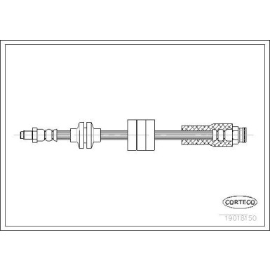 Corteco | Bremsschlauch | 19018150