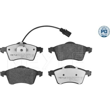 Meyle Bremsbelagsatz, Scheibenbremse MEYLE-PD: Advanced performance and design 025 218 8519/PD Meyle Bremsbelagsatz, Scheibenbremse MEYLE-PD: Advanced performance and design 025 218 8519/PD