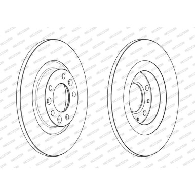 Ferodo | Bremsscheibe | DDF2654C