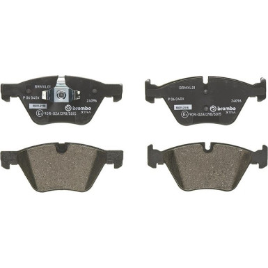 Brembo | Bremsbelagsatz, Scheibenbremse | P 06 040X