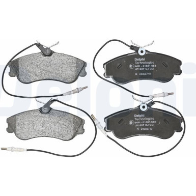 LP1607 Bremsbelagsatz, Scheibenbremse