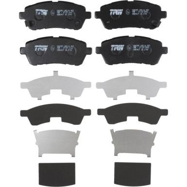 GDB3437 Bremsbelagsatz, Scheibenbremse COTEC