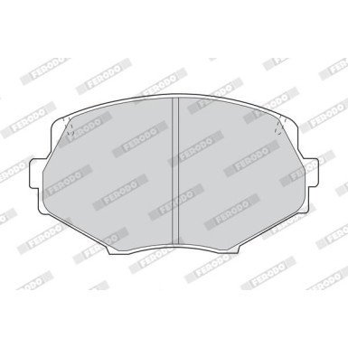 Ferodo | Bremsbelagsatz, Scheibenbremse | FDB1011