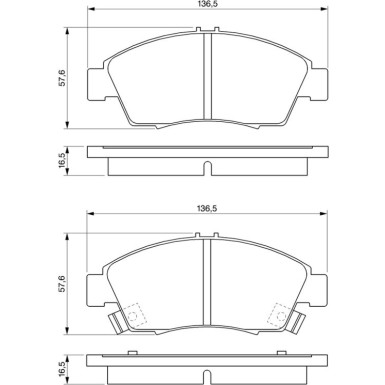 BOSCH Bremsbelagsatz, Scheibenbremse 0 986 461 759 BOSCH Bremsbelagsatz, Scheibenbremse 0 986 461 759