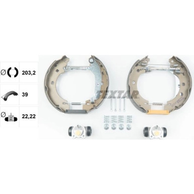 Textar Bremsbackensatz Shoe Kit Pro 84052800
