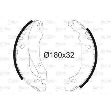 Valeo | Bremsbackensatz | 562084