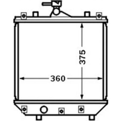 CR 1514 000S Kühler, Motorkühlung BEHR