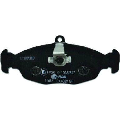 Hella Pagid | Bremsbelagsatz, Scheibenbremse | 8DB 355 013-031