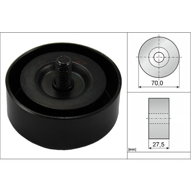 532 0606 10 Umlenk-/Führungsrolle, Keilrippenriemen