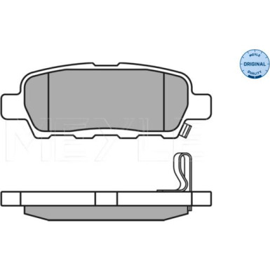 025 238 7114/W Bremsbelagsatz, Scheibenbremse MEYLE-ORIGINAL: True to OE.