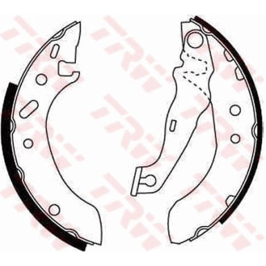 GS8611 Bremsbackensatz