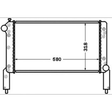 Mahle | Kühler, Motorkühlung | CR 1446 000S