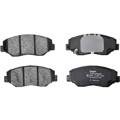 LP1806 Bremsbelagsatz, Scheibenbremse