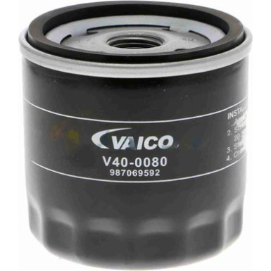 V40-0080 Ölfilter Original VAICO Qualität V40-0080 Ölfilter Original VAICO Qualität