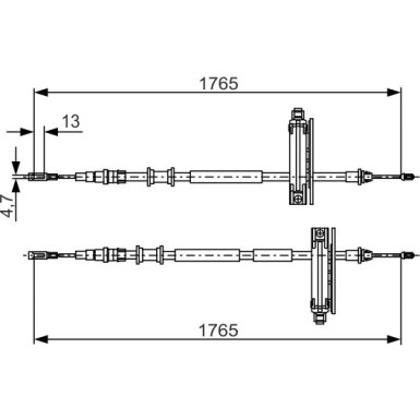 1 987 477 933 Seilzug, Feststellbremse