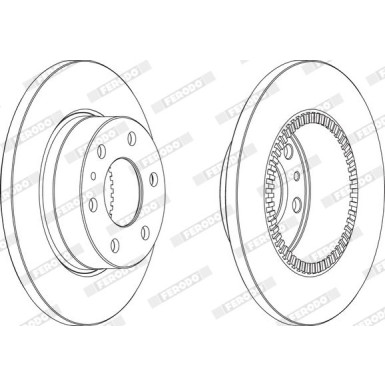 Ferodo | Bremsscheibe | FCR316A