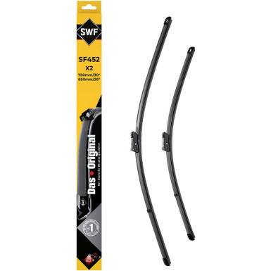 SWF Wischblatt Scheibenwischer DAS ORIGINAL SET 119452 SWF Wischblatt Scheibenwischer DAS ORIGINAL SET 119452