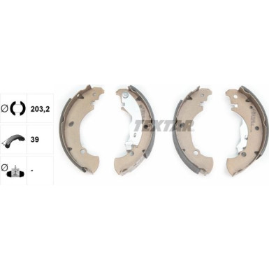 91053600 Bremsbackensatz