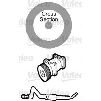 509750 Dichtung, Kühlmittelrohrleitung