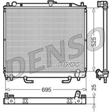 Denso | Kühler, Motorkühlung | DRM45015
