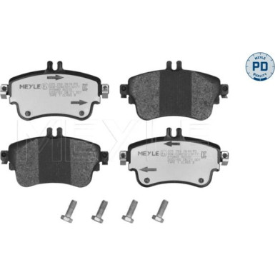 Meyle Bremsbelagsatz, Scheibenbremse MEYLE-PD: Advanced performance and design 025 253 2619/PD