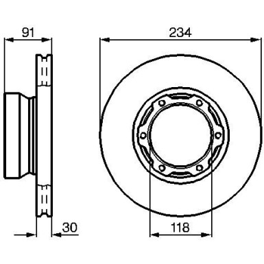 BOSCH | Bremsscheibe | 0 986 478 407