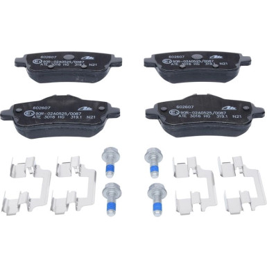 13.0460-2607.2 Bremsbelagsatz, Scheibenbremse