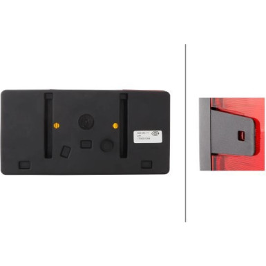 Hella 2 x HELLA Heckleuchte 2VP 006 040-111