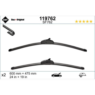 119762 Wischblatt DAS ORIGINAL SET