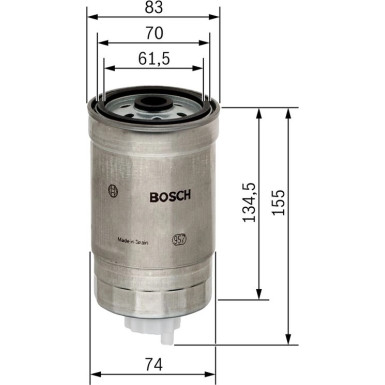 BOSCH | Kraftstofffilter | 1 457 434 105
