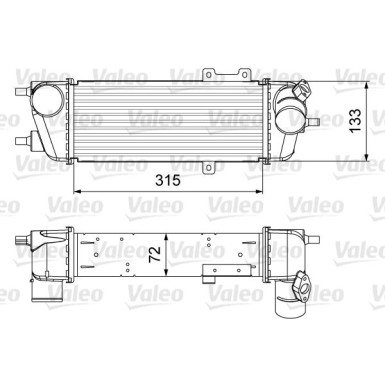 Valeo | Ladeluftkühler | 818361