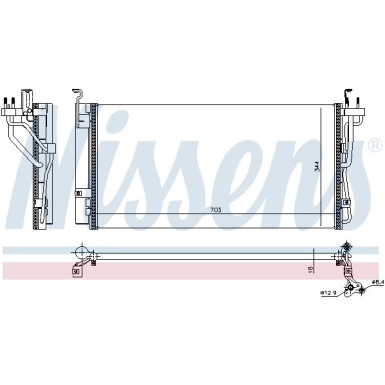 940552 Kondensator, Klimaanlage 940552 Kondensator, Klimaanlage